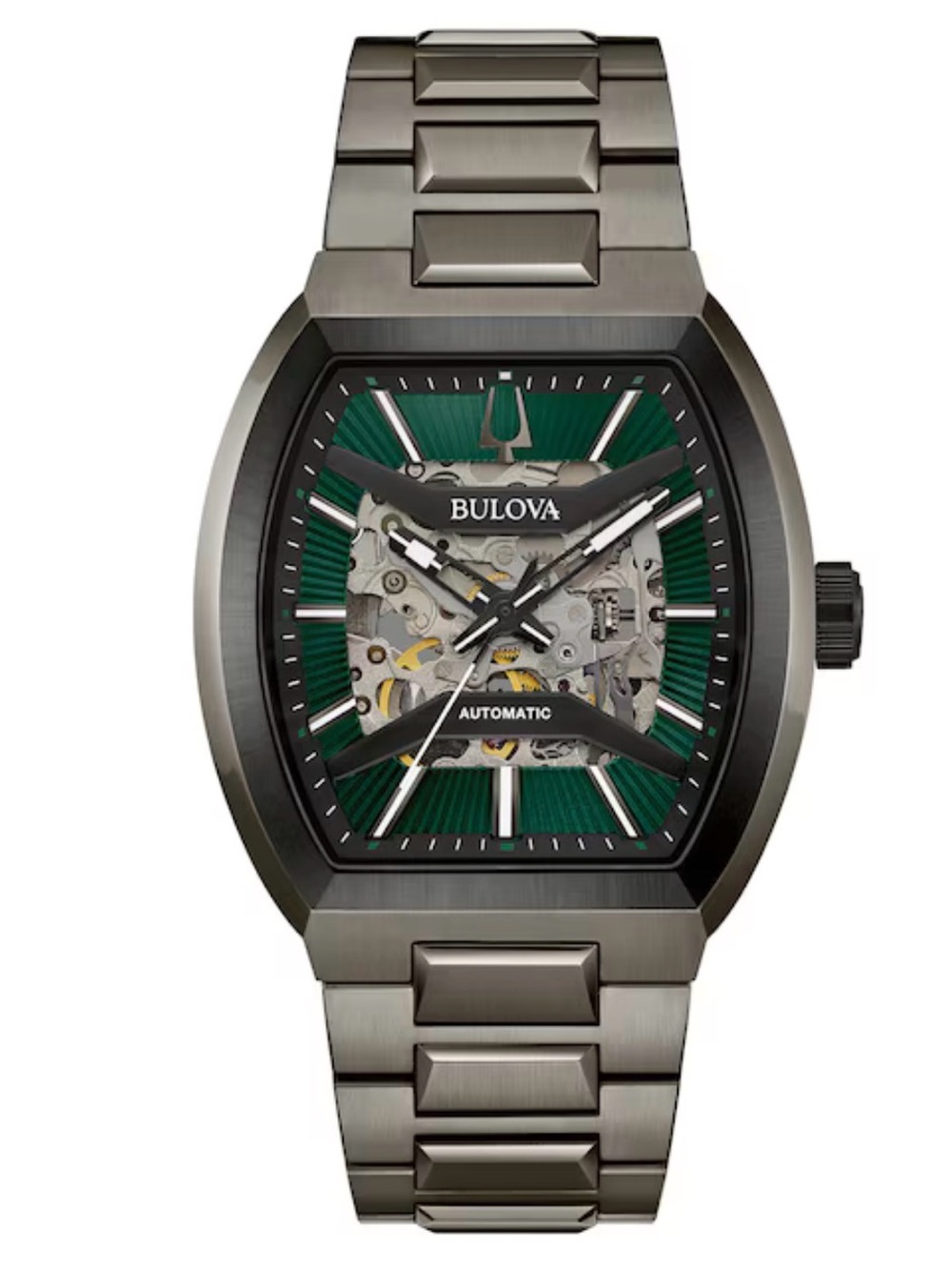 Bulova Maquina Automatic Green Dial Gray Stainless Steel limited edition Watch